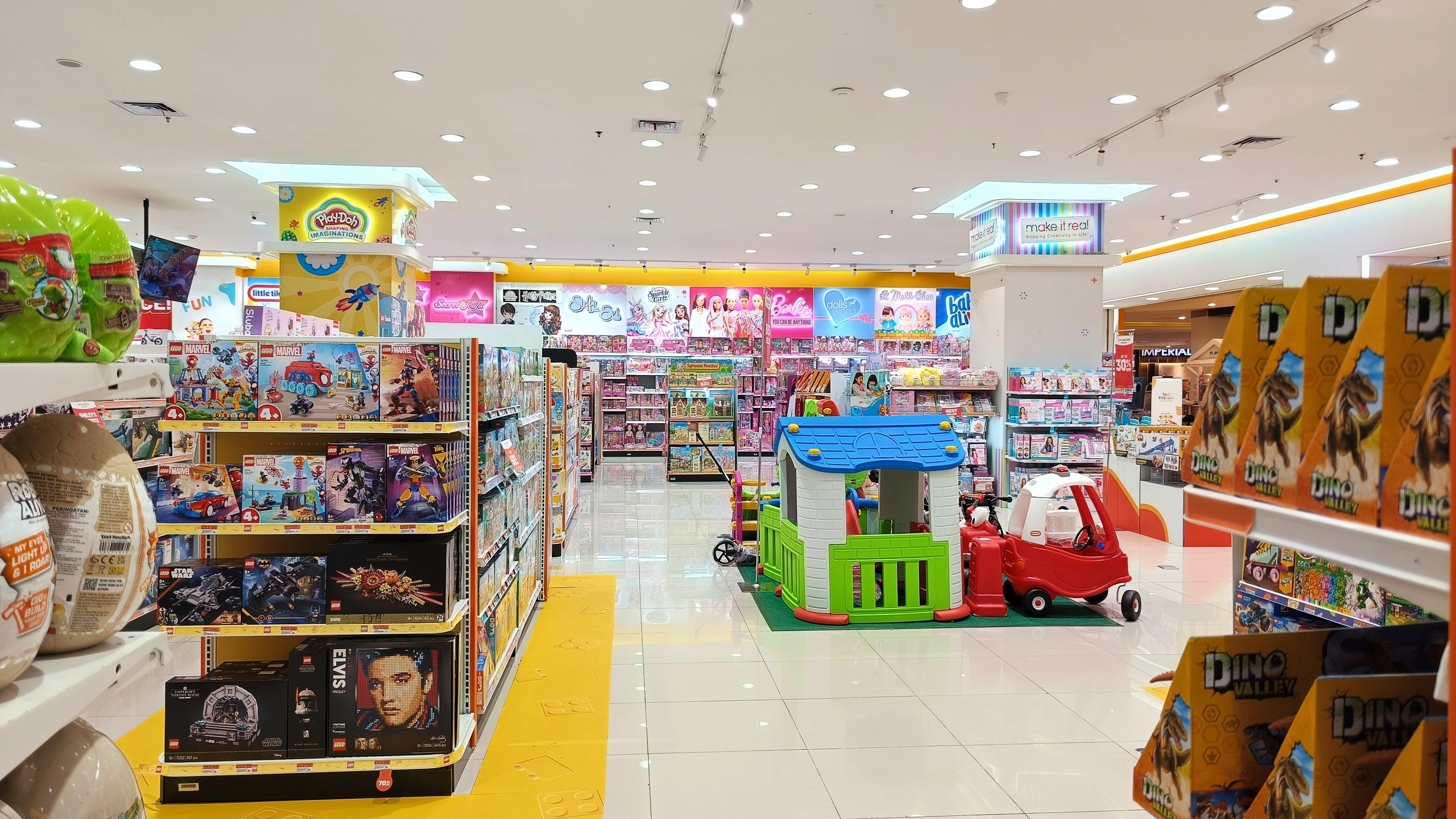 Toy store. Illustration.