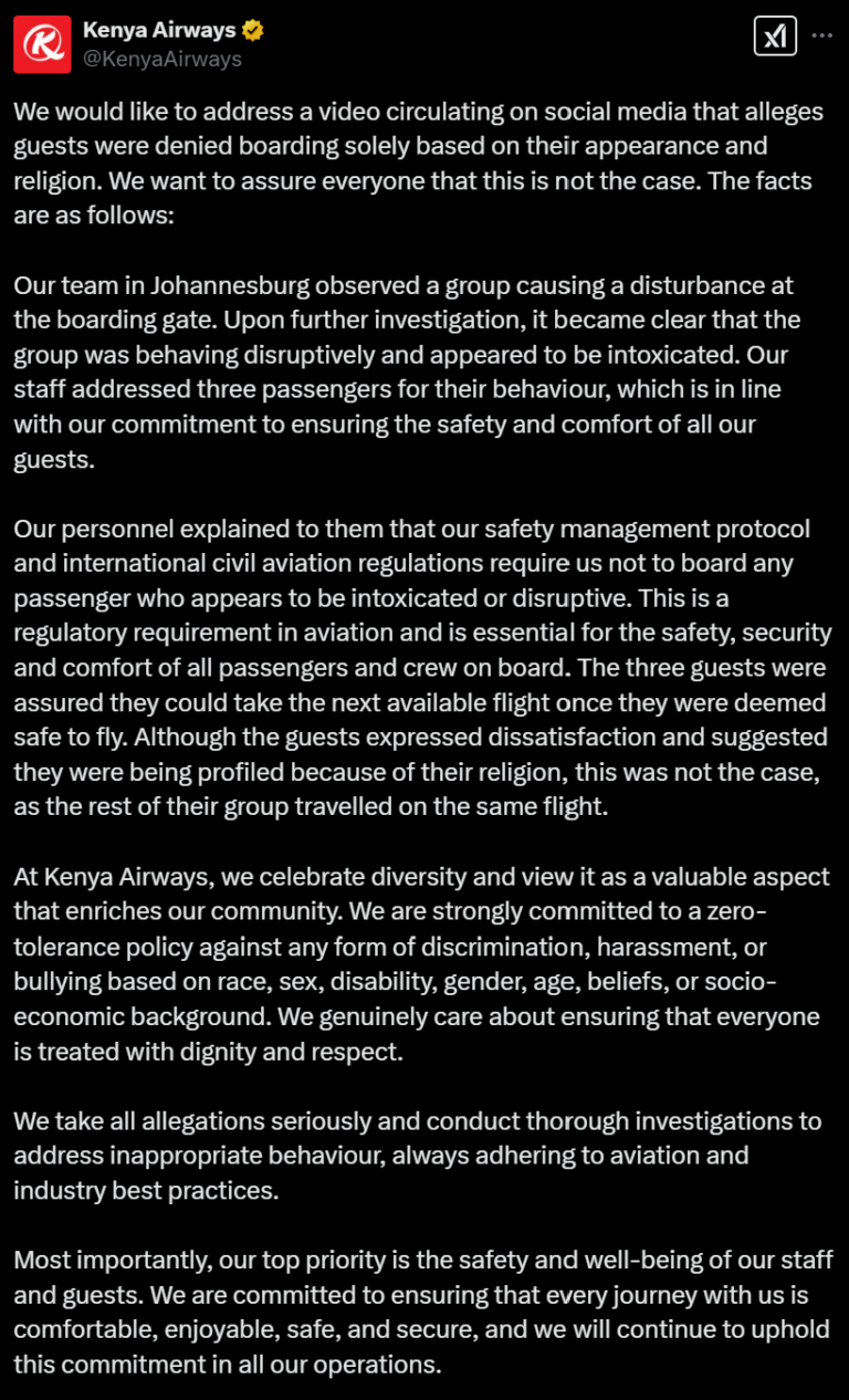 The response from the incident despite the video depicting otherwise