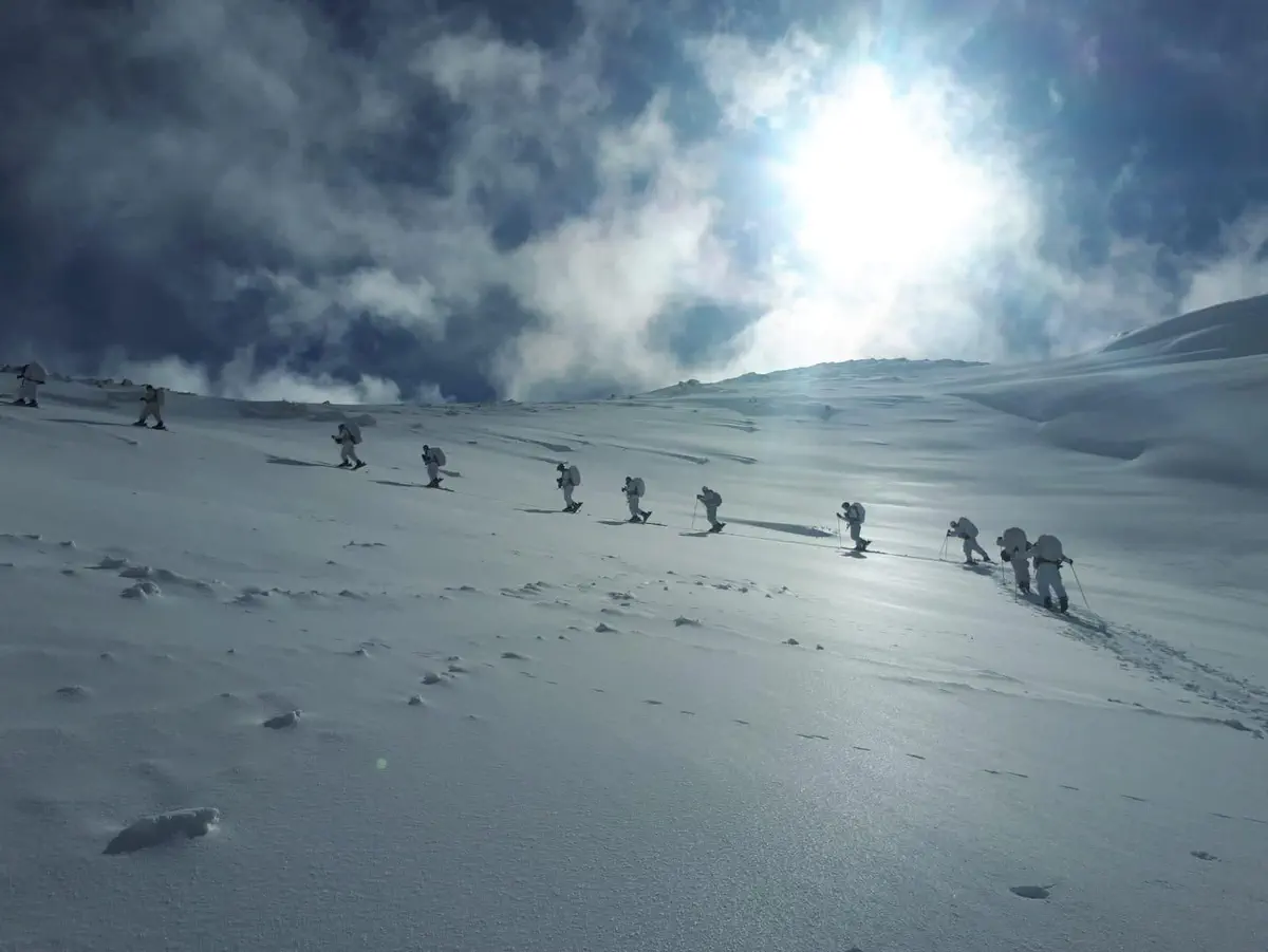 IDF warriors on Mount Hermon