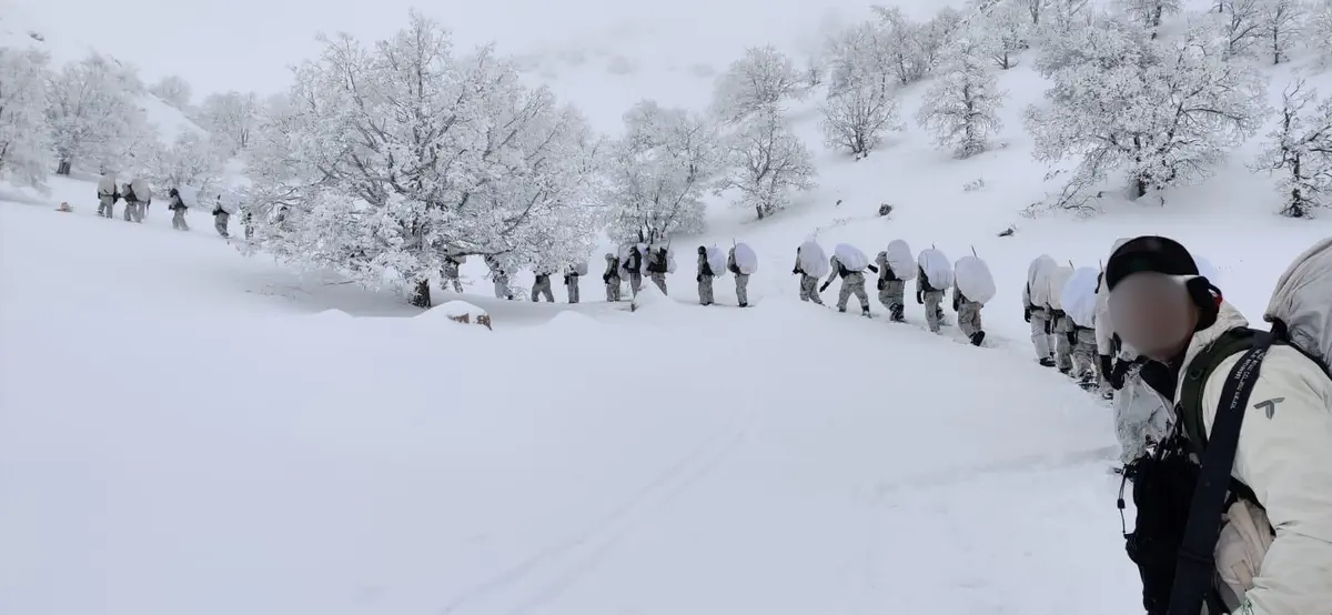 IDF warriors on Mount Hermon