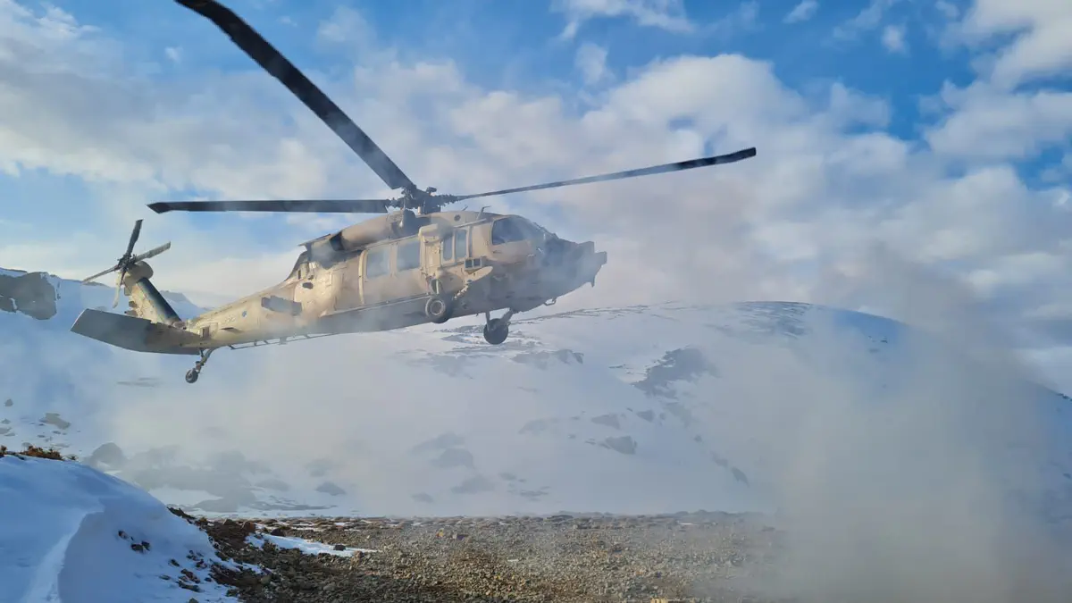 IDF warriors on Mount Hermon