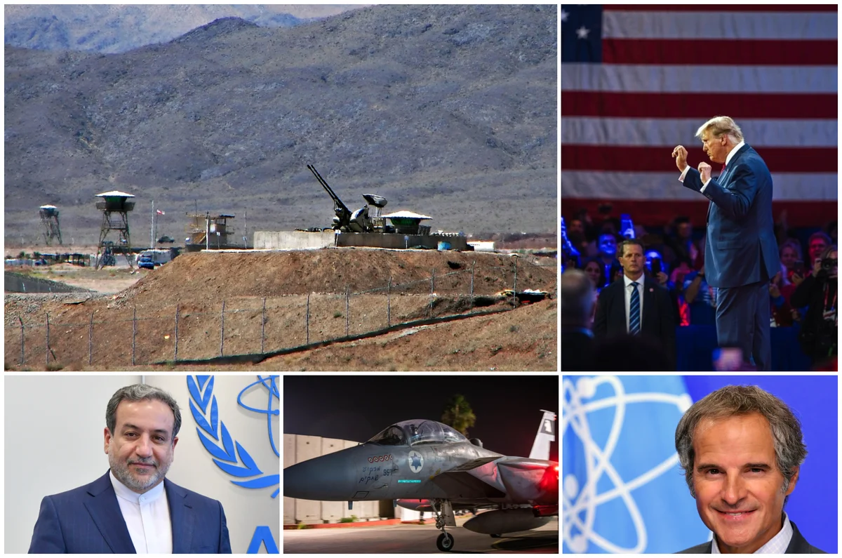 Trump, Iranian nuclear facilities, IAEA Director General Rafael Grossi, Israeli Air Force flights, Iranian Foreign Minister 