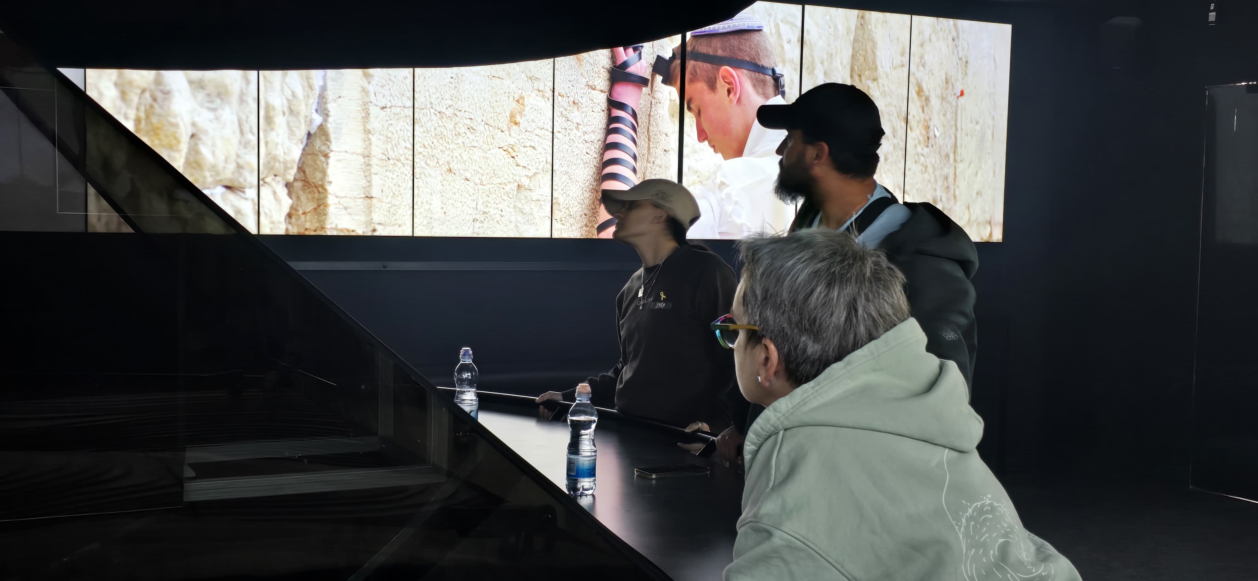 Emily Damari visiting the Western Wall