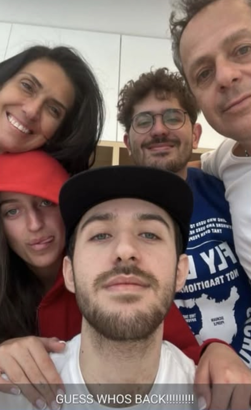 Freed Hostage Omer Wenkert tells his mother: "Look what I brought you from Gaza's Duty Free"