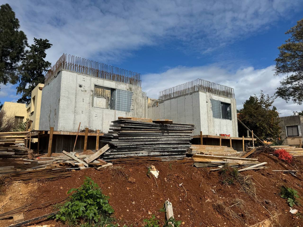 Construction in the north.