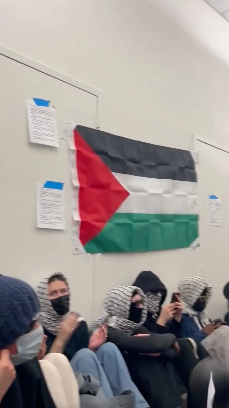Pro-Hamas protesters seize building, assault college employee 
