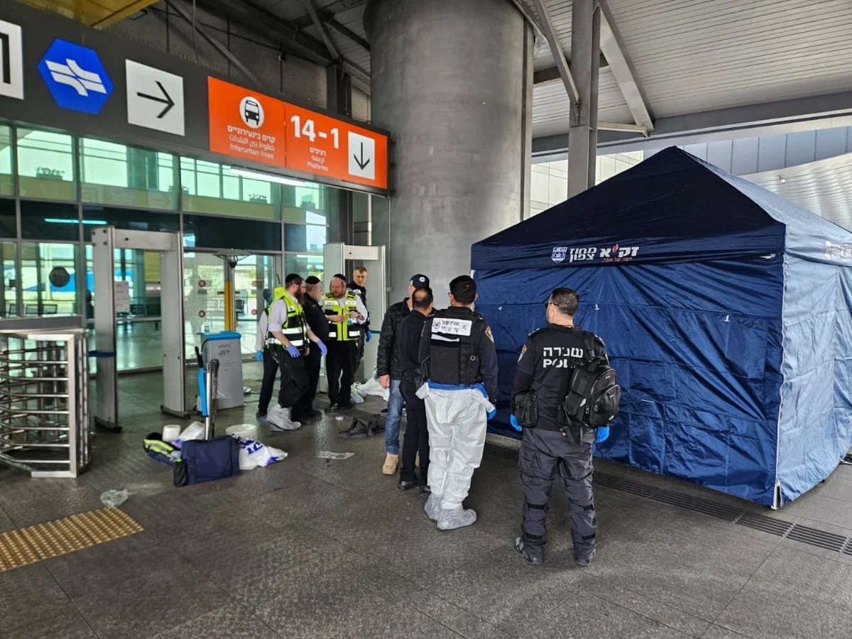 Scene of a stabbing attack