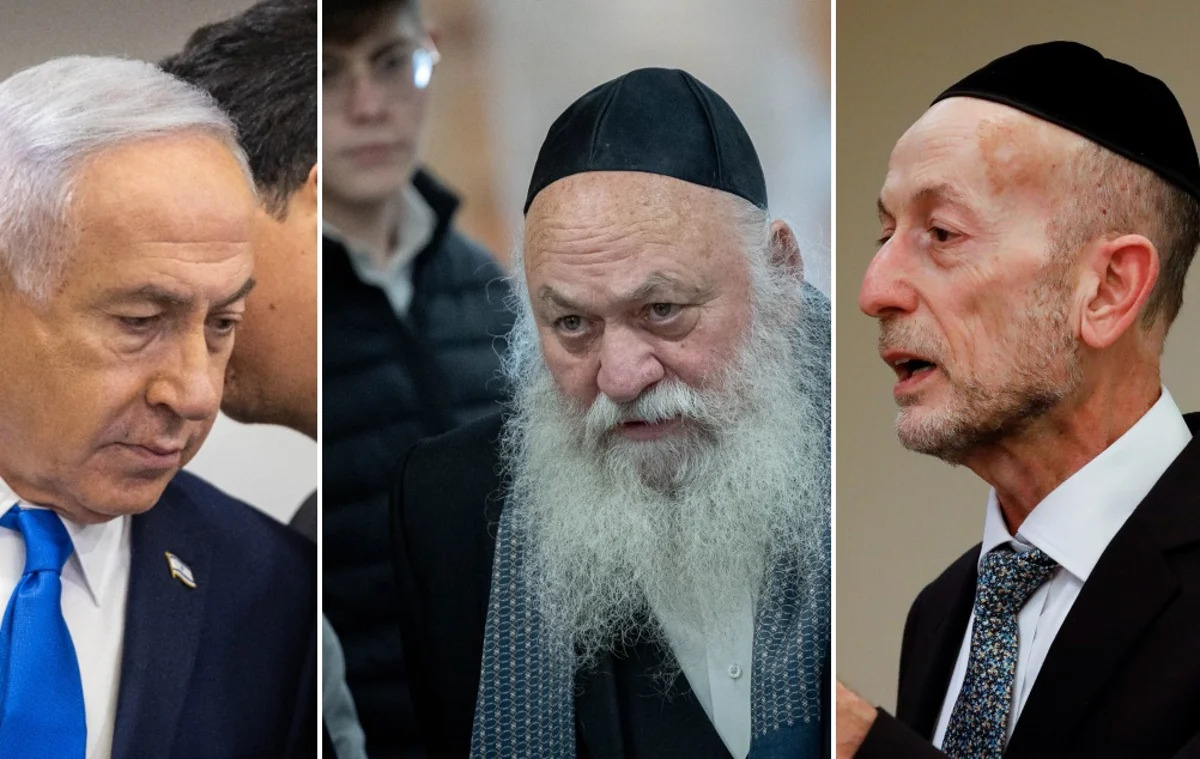 Netanyahu, Goldknopf, and Maklev.