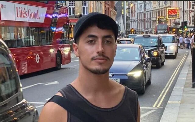 Yonathan Samerano before he was murdered and kidnapped into Gaza