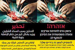 Illustration of the images to be displayed on the cigarette packages