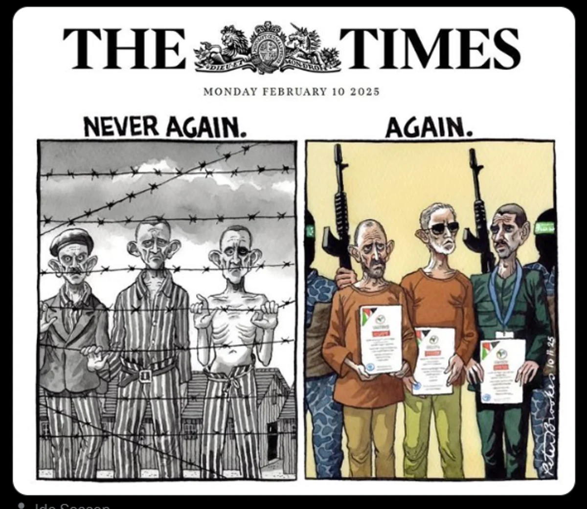 The featured cartoon
