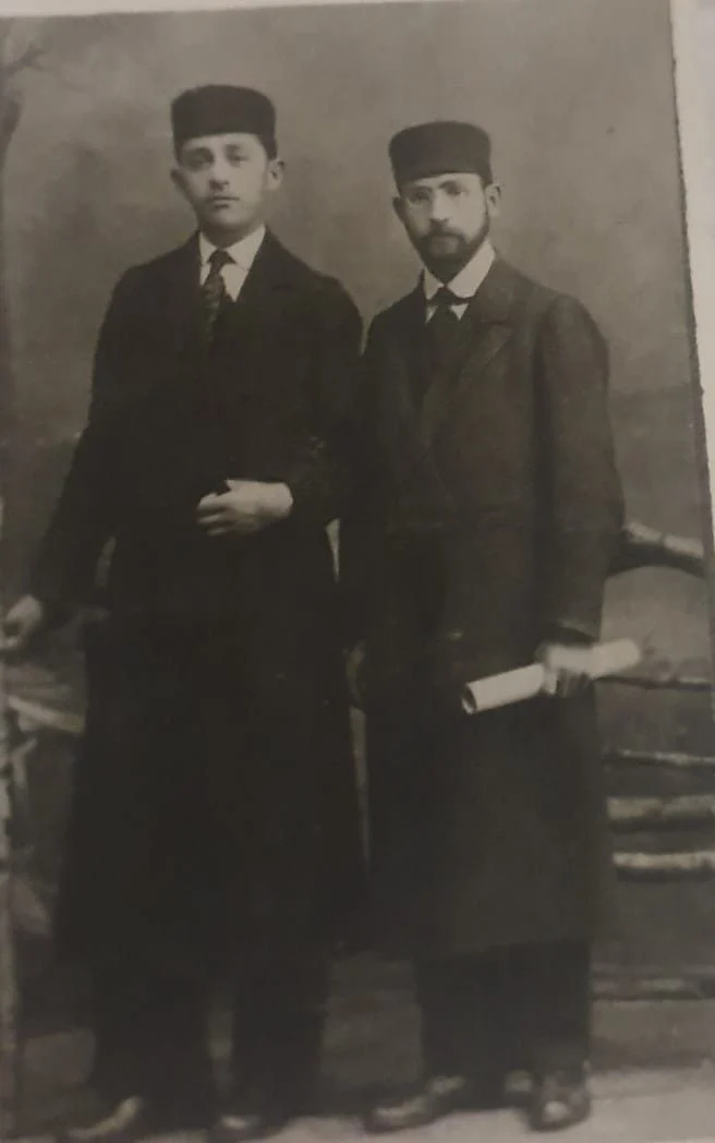 Right side: Moshe Nachum Luksenburg, my grandfather’s father