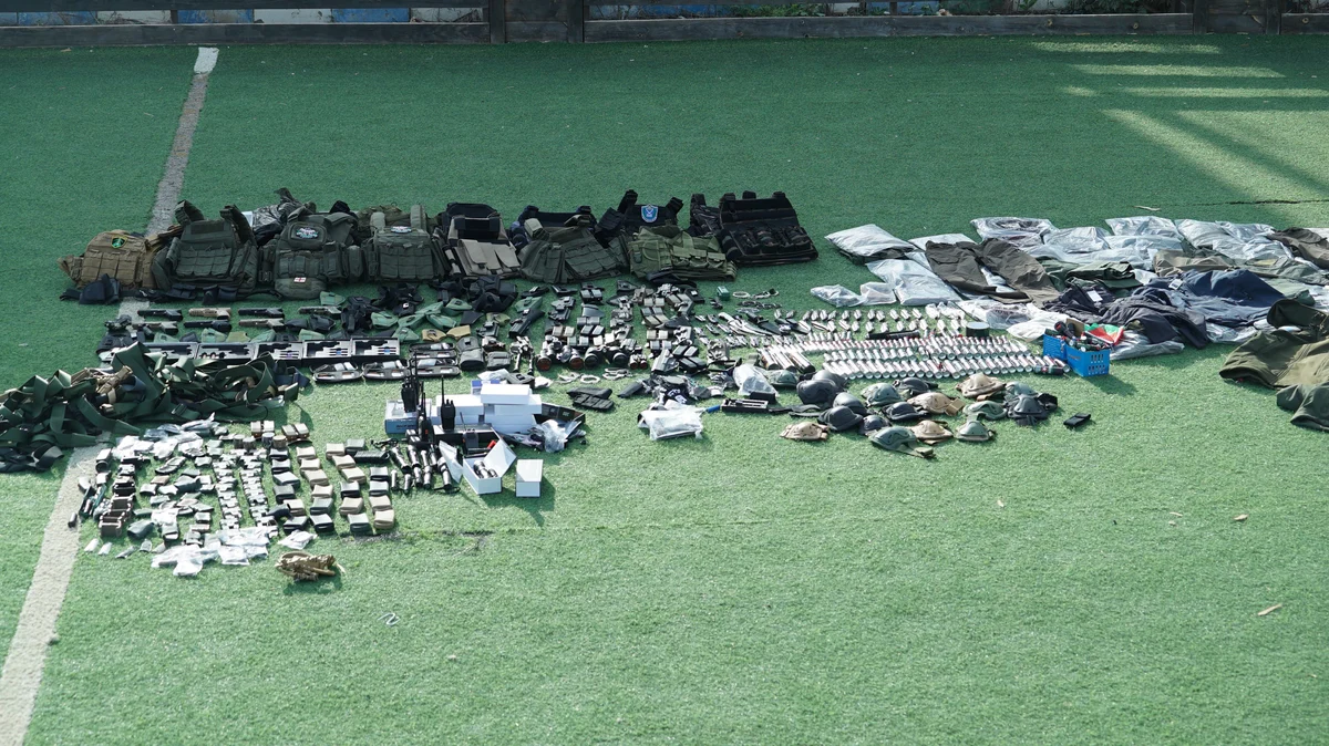 Weapons found in Police bust in Nablus