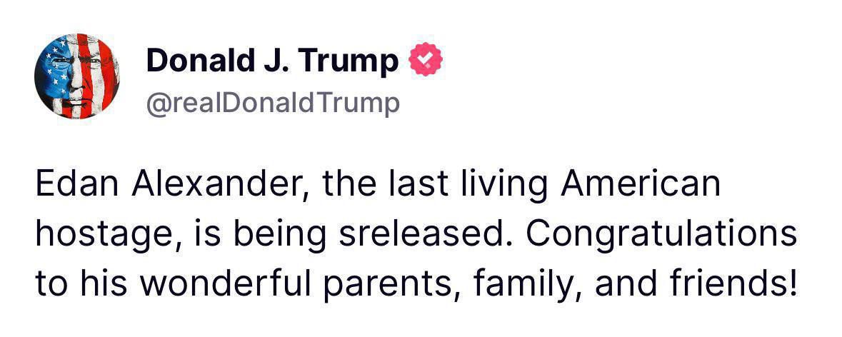 “He’s Finally Home”: A Nation rejoices as Edan Alexander returns after being held hostage for a year and a half