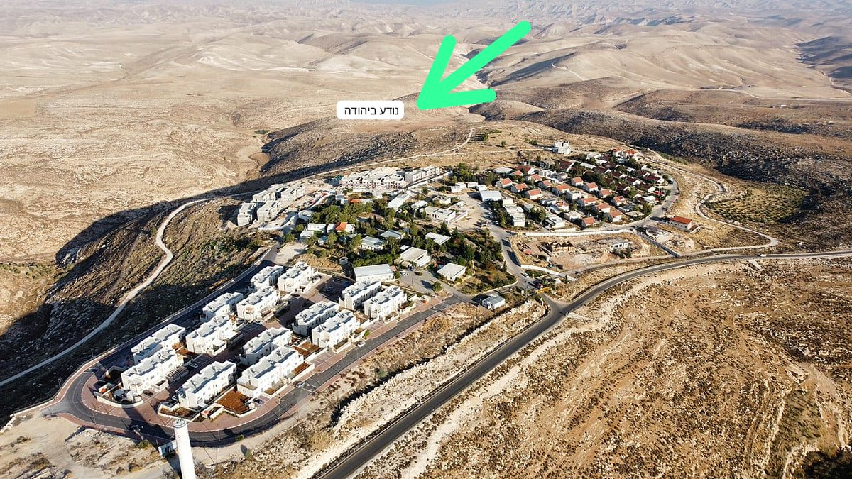 Noda B'Yehudah, a dot on the map