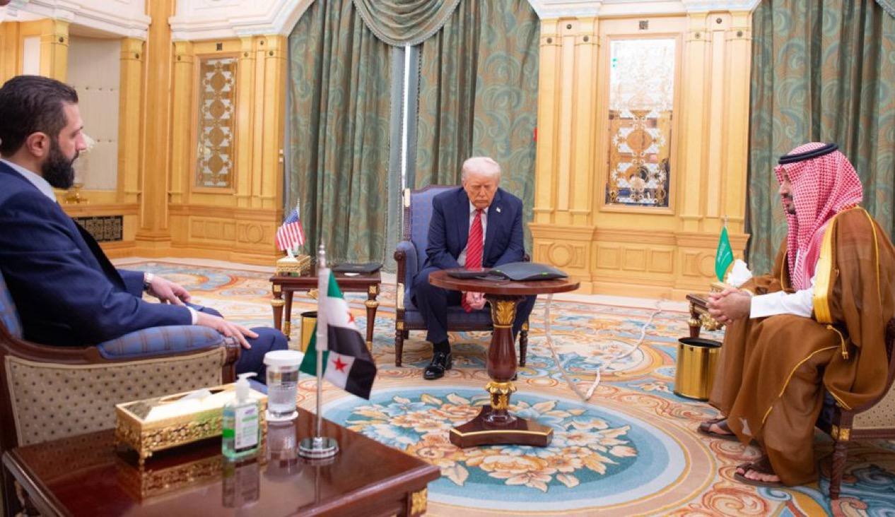 Trump and al-Sharaa (AKA al-Julani)