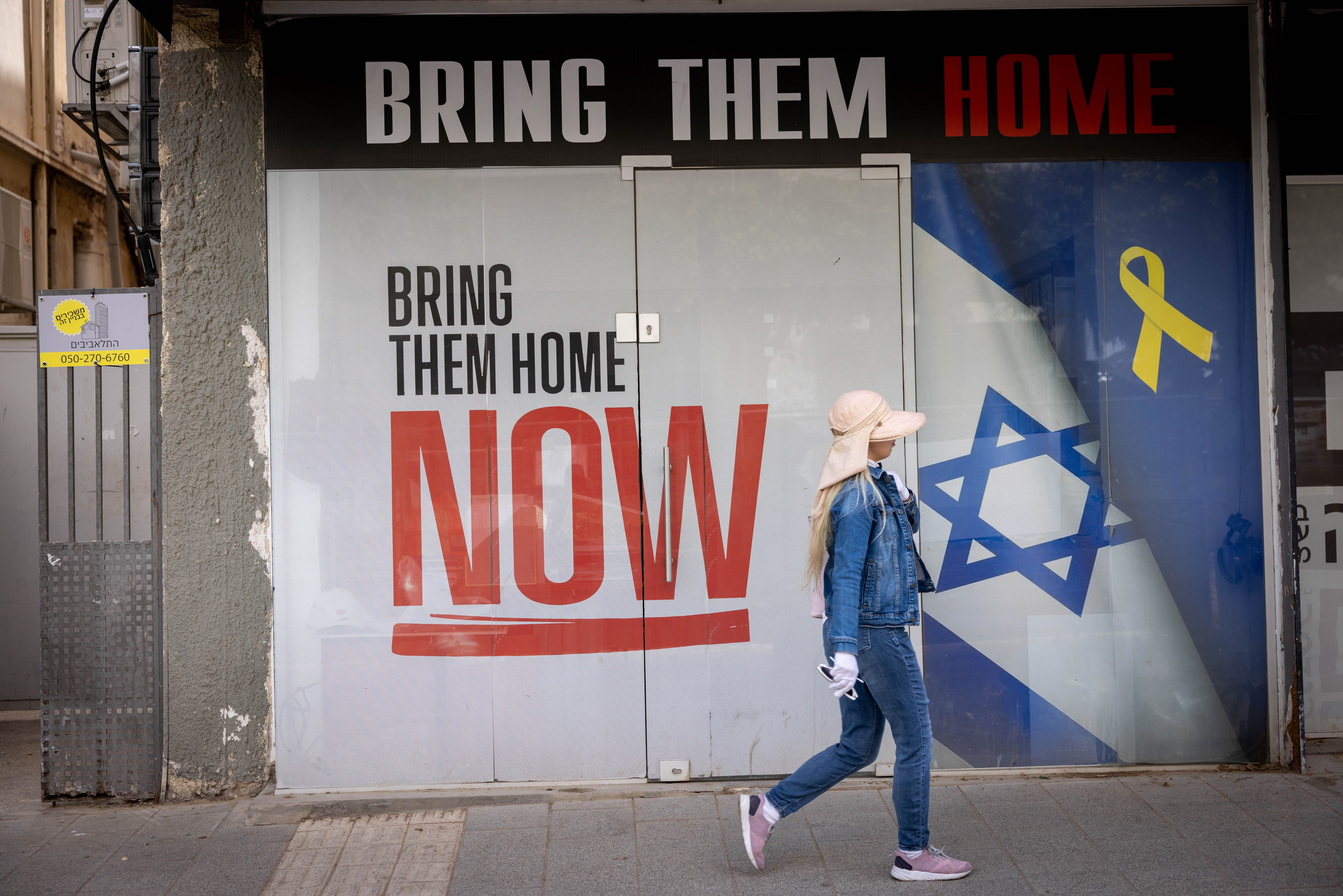 Poster for freeing the hostages.