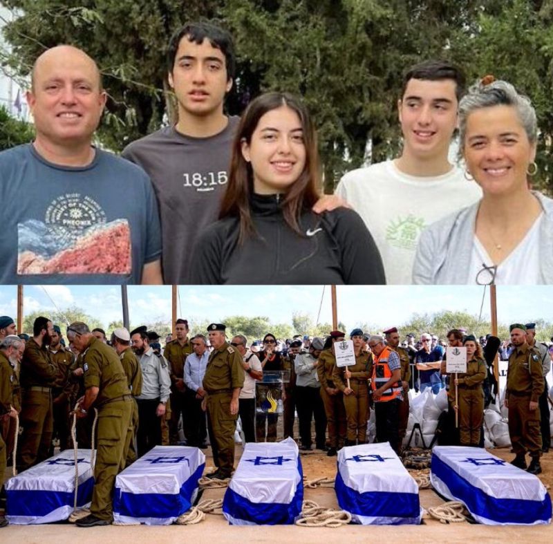 The Kutz family who were murdered on October 7th, dying in each others arms