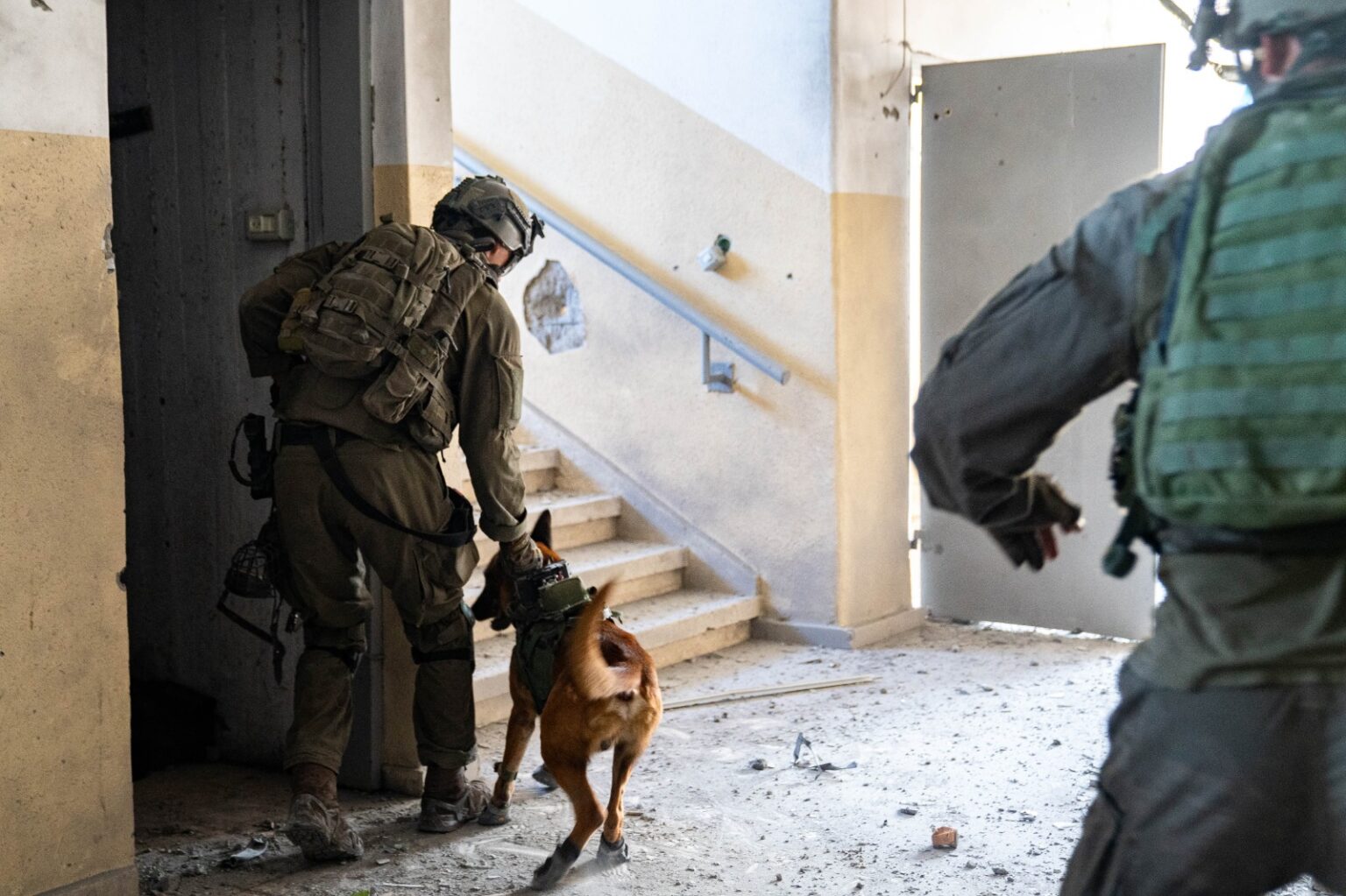 Elite Dog Unit Oketz operating in Gaza