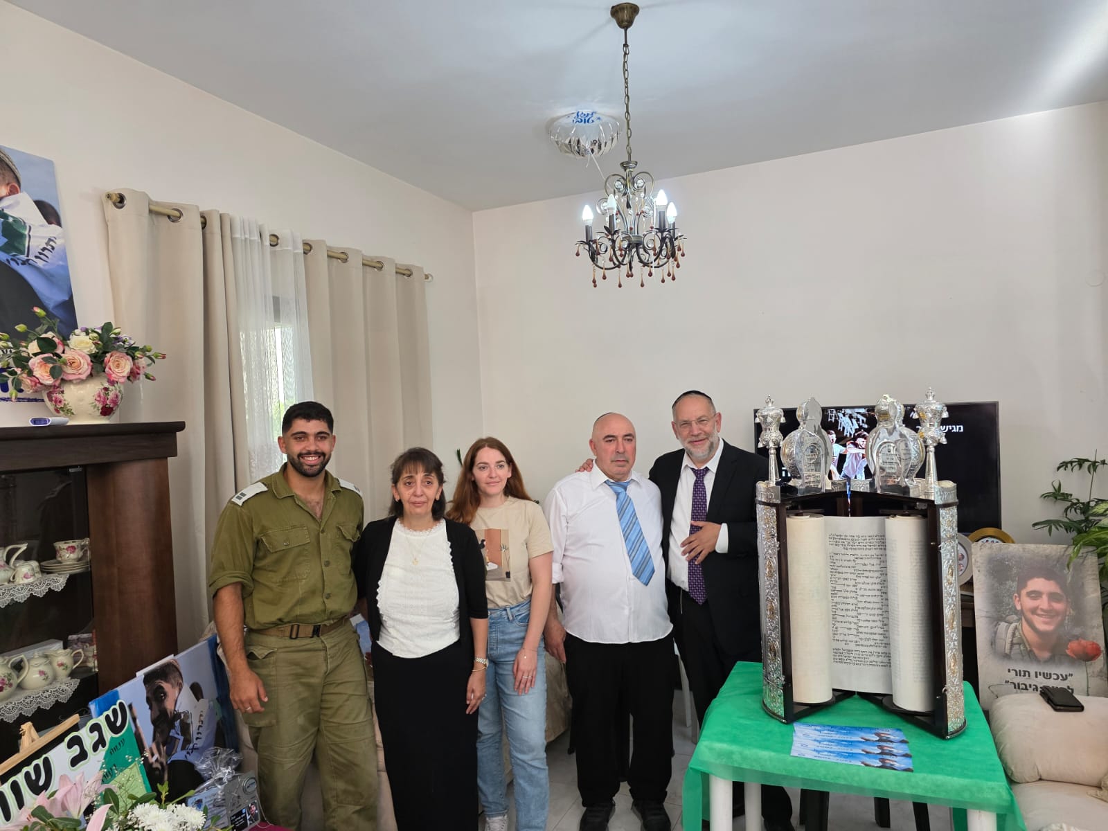 A Living Light: Sefer Torah Dedicated in Memory of Heroic Soldier Segev Schwartz