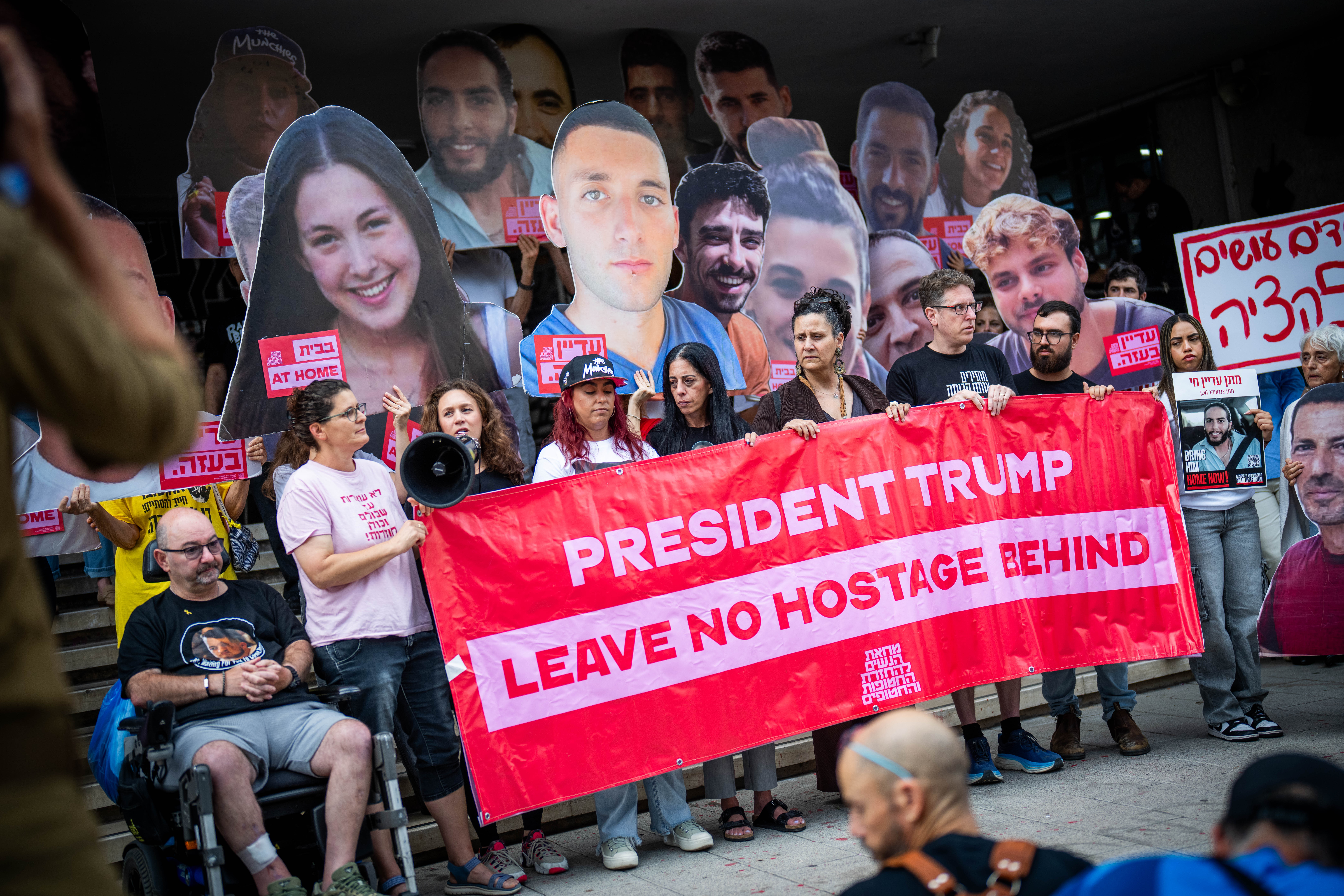 Protest for the hostages in Israel.