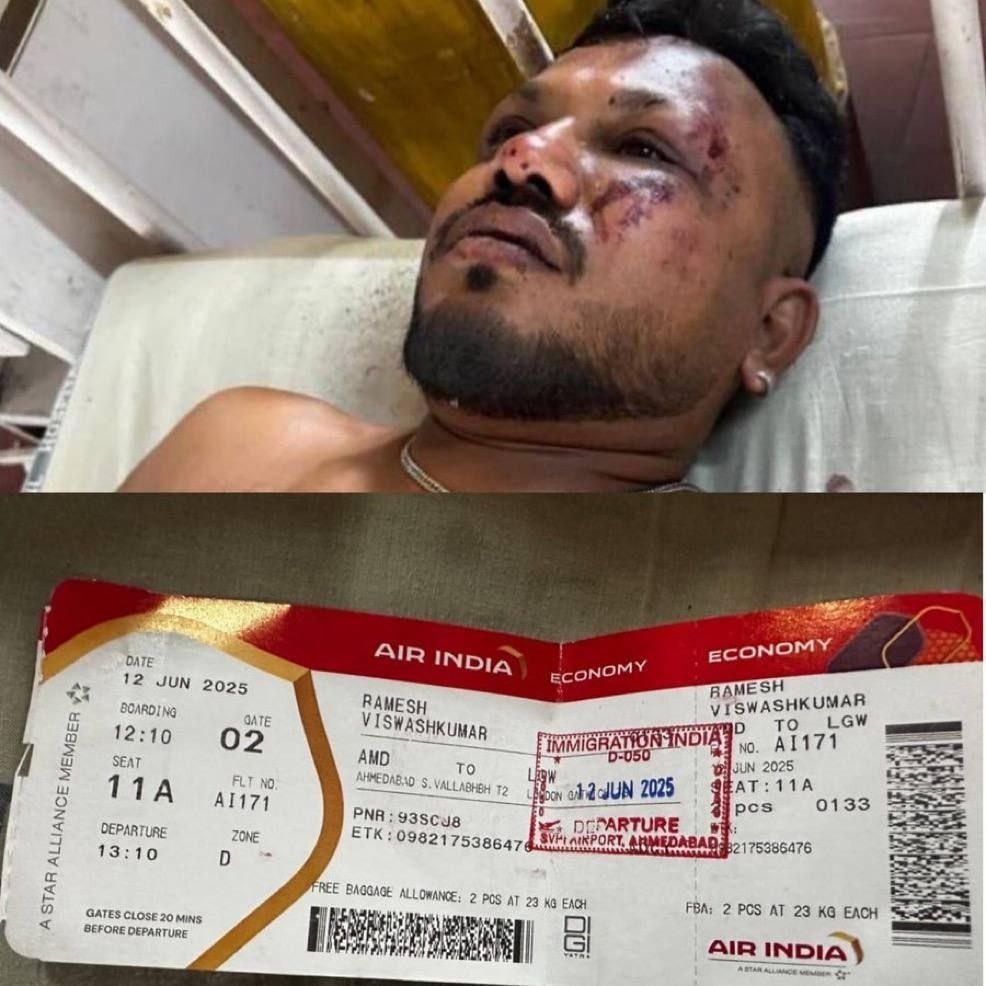 A survivor of the deadly flight