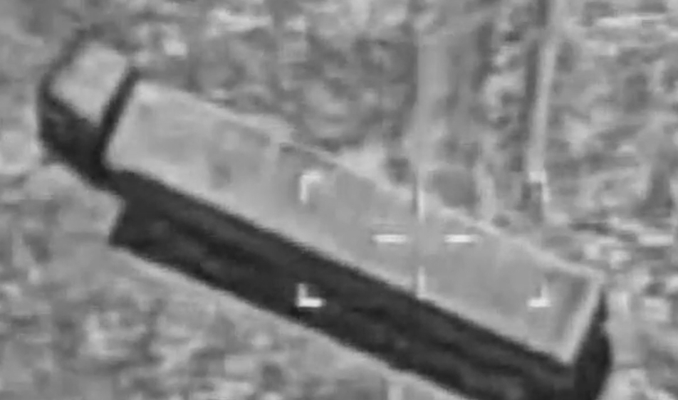 Strike on Iranian missile truck.