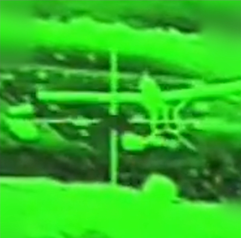 Shooting down drones.