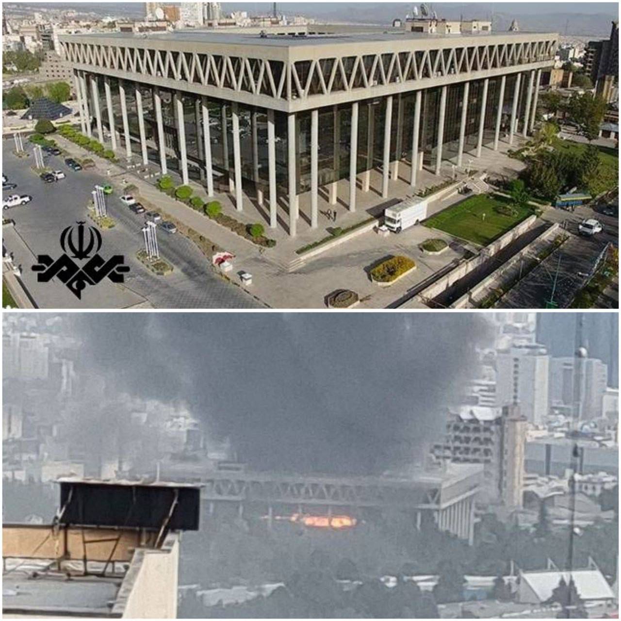 Propaganda TV, before and after.