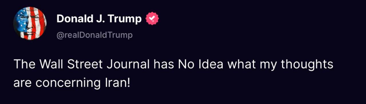 Photo: Screenshot of Truth Social