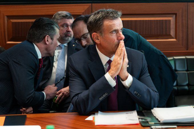 President Donald Trump:“God bless Israel, bless the military, and bless America.”