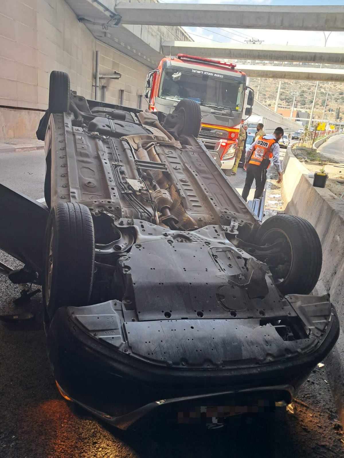 Damage from Iranian missile attack