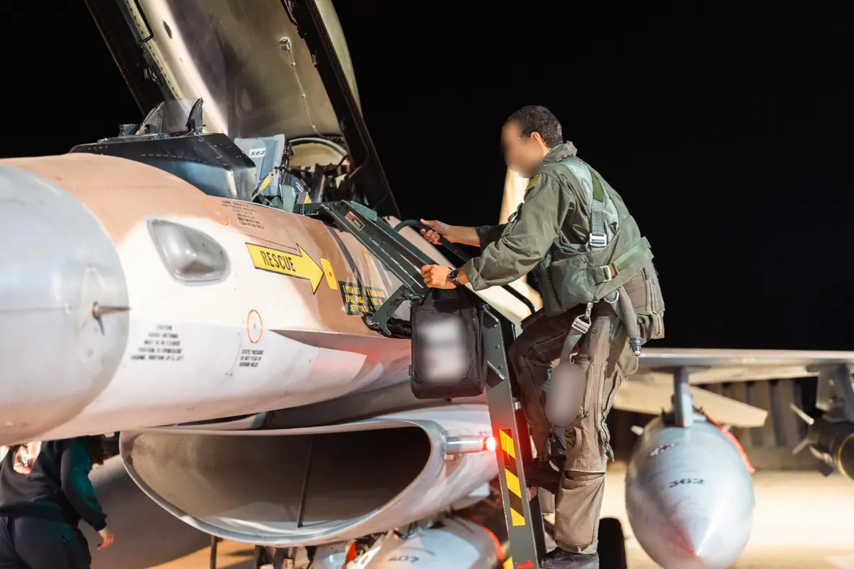 IAF striking in Iran