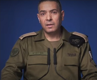IDF Spokesperson Efi Defrin.