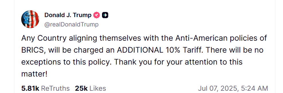 Trump threatens economic sanctions