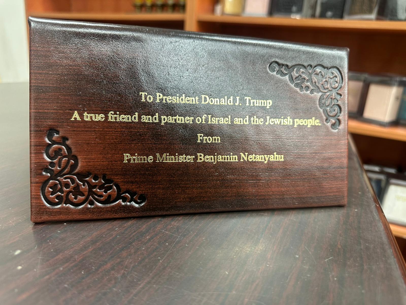 Netanyahu's Symbolic Gift to Trump Has Deep Meaning