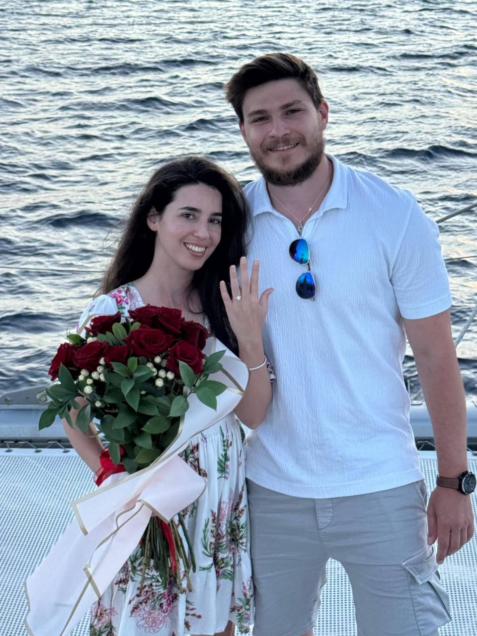 Former hostages Sasha Trufanov and Sapir Cohen are engaged