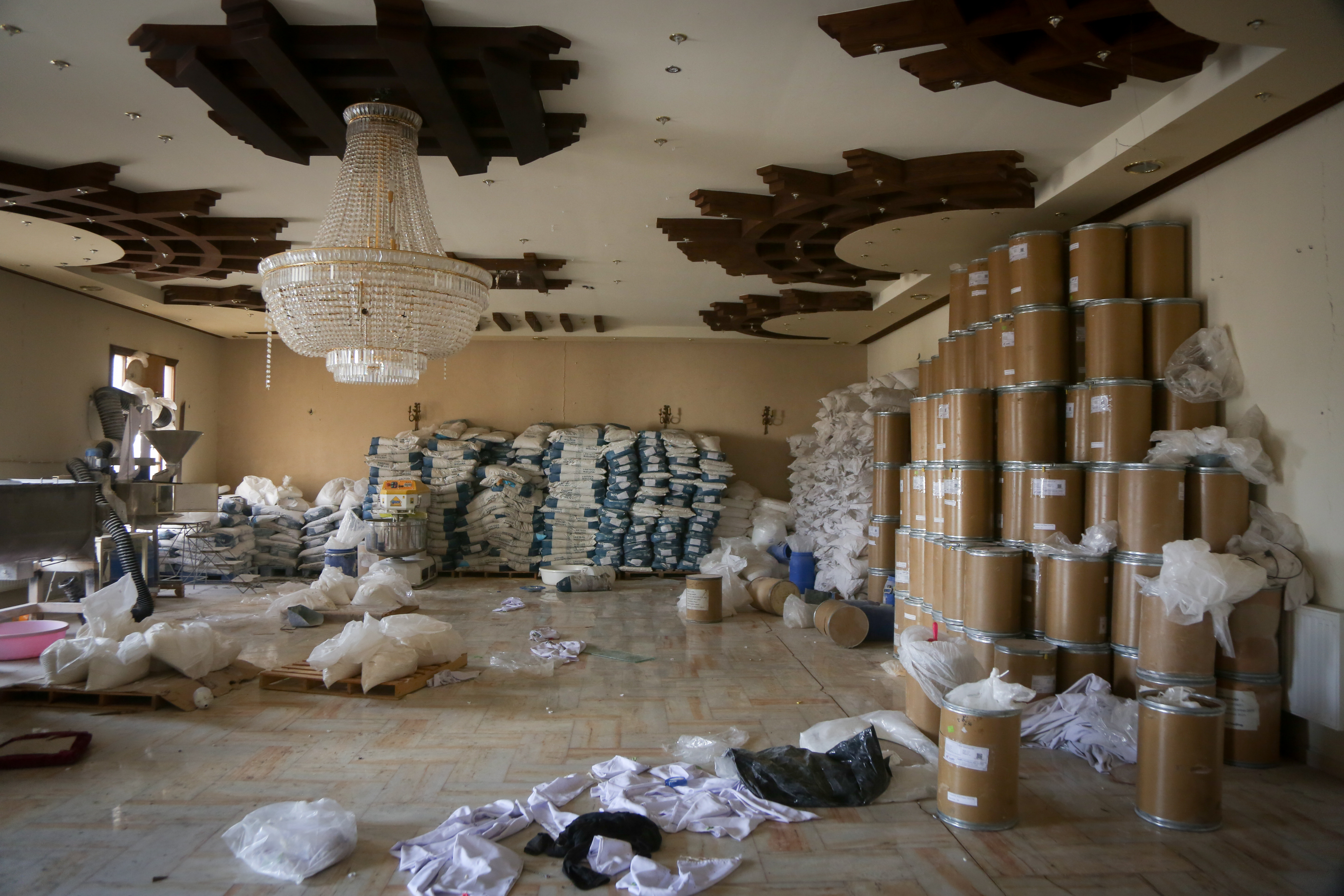 Captagon factory on Syrian-Lebanese border.