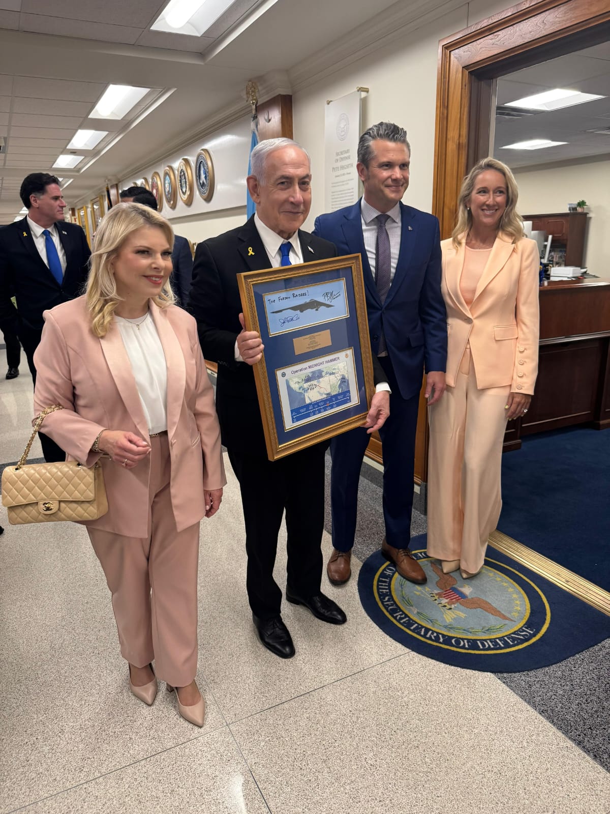 Netanyahu visiting the Pentagon