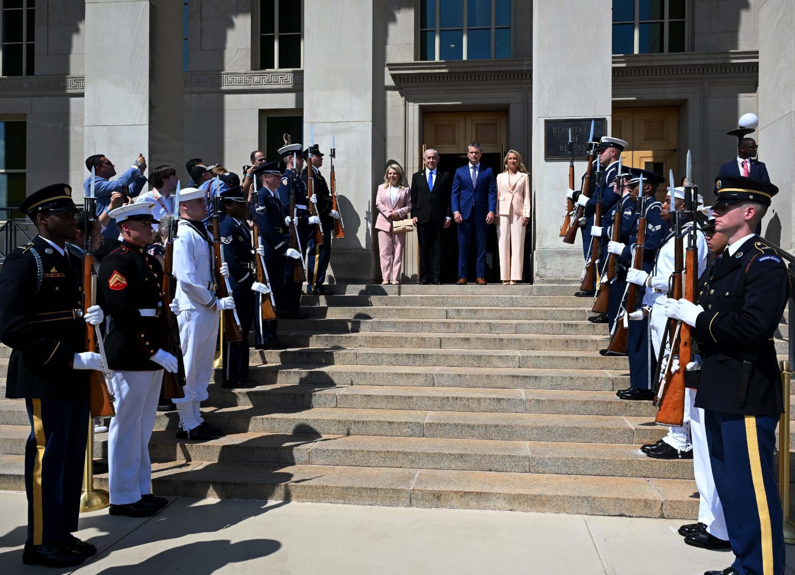 Netanyahu visiting the Pentagon