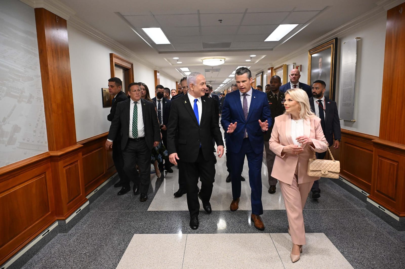 Netanyahu visiting the Pentagon
