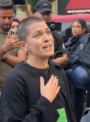 Pro-Palestinian Protester loses it in Germany | WATCH 