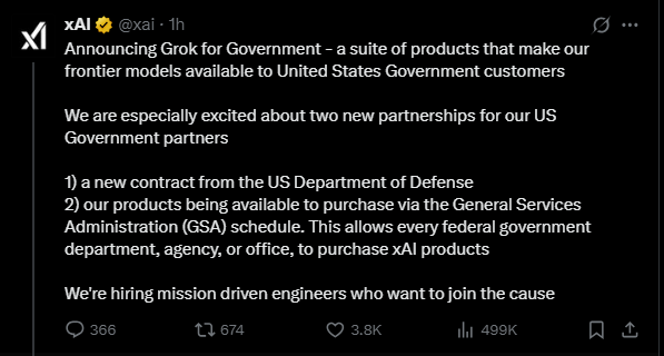 Musk’s xAI Just Landed a U.S. Defense Contract — And It's Only the Beginning