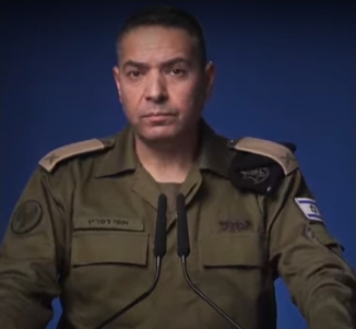 IDF Spokesperson Effi Defrin.