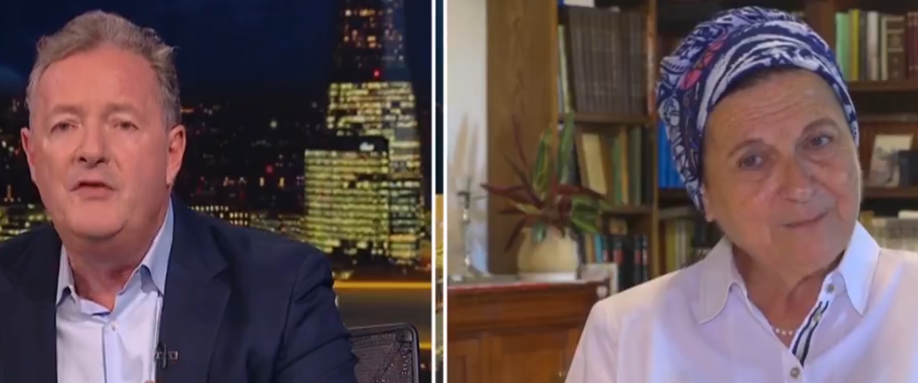 Daniella Weiss Keeps Her Cool in Heated Piers Morgan Interview | WATCH