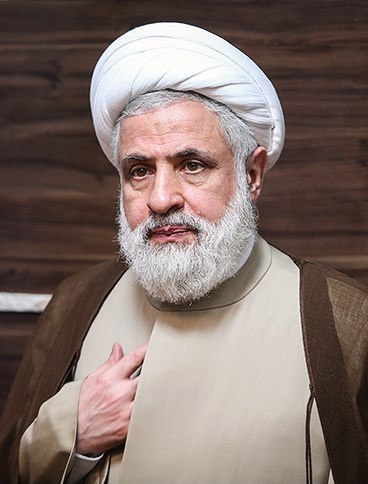 Hezbollah leader Naim Qassem.