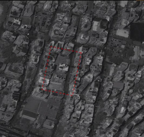 Satelite photos taken by the Unit