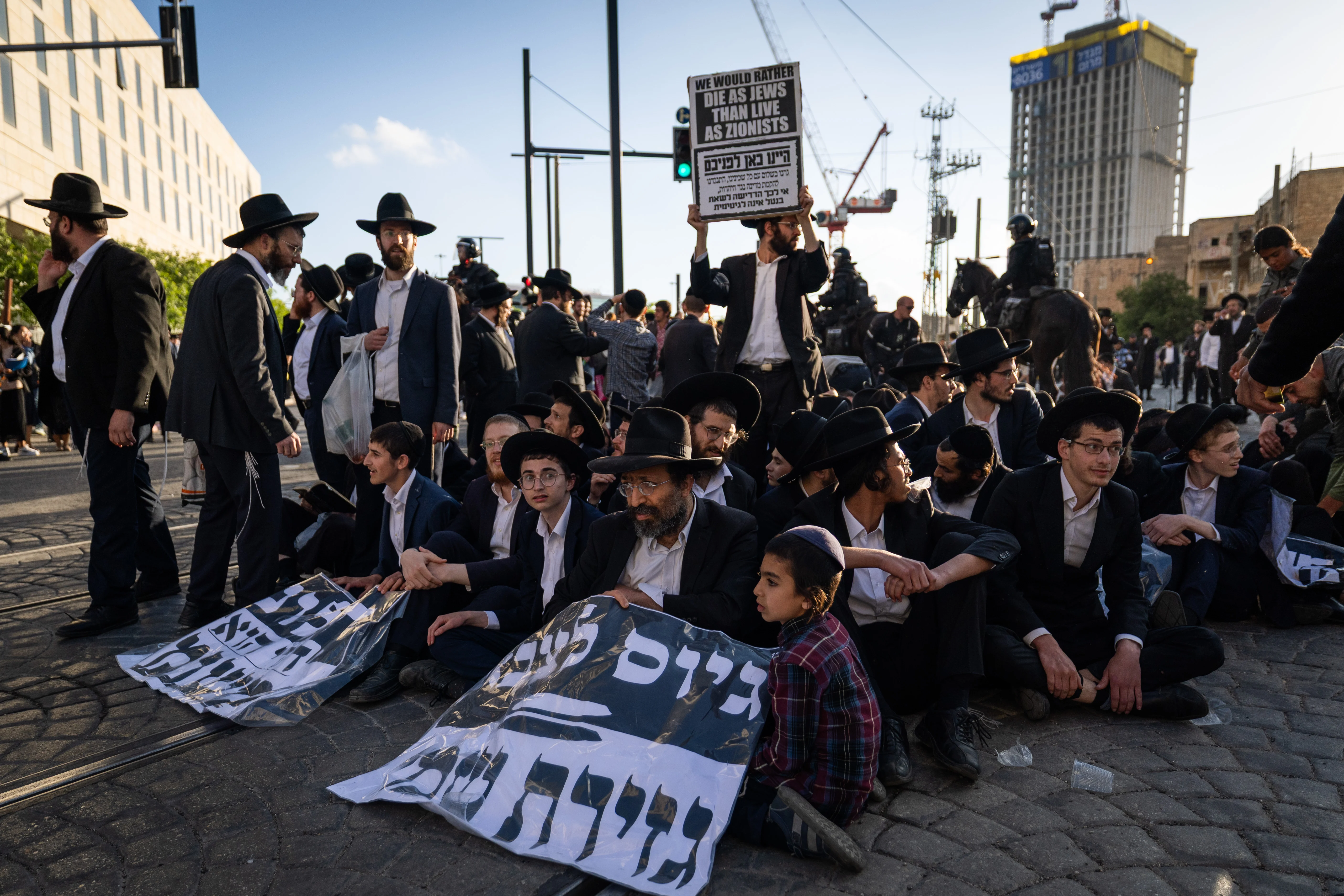Mass Protests Erupt After Arrest of Three Haredi Draft Dodgers 