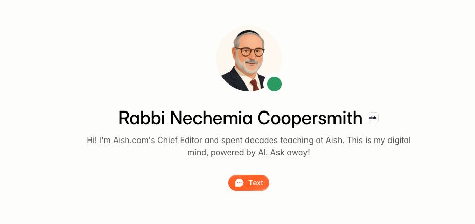 AISH’s AI Rabbi Now Answers All Your Jewish Questions 