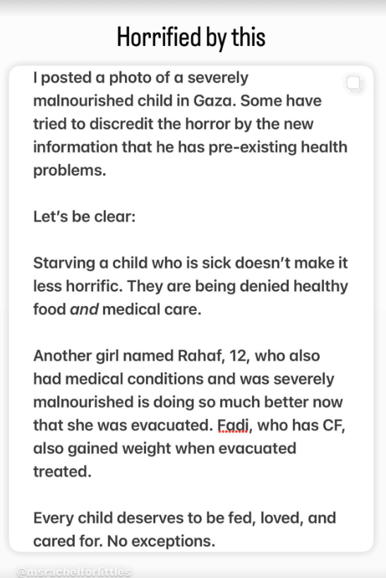 Ms. Rachel deletes controversial Gaza image, but it's much too late